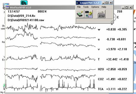 Vaira Gill sonic plots screen before downloading data