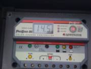 Solar charge controller battery voltage