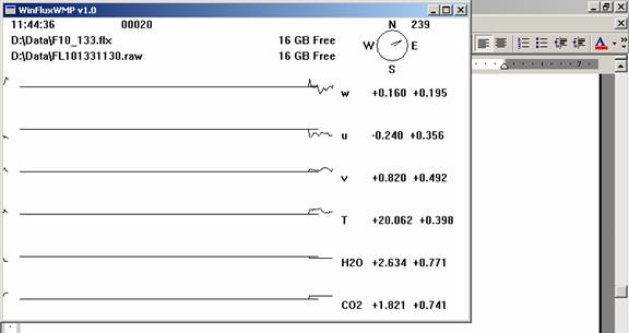 Floor Gill sonic plots screen after IRGA swap