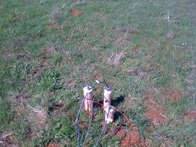 Soil co2 sensors at Vaira