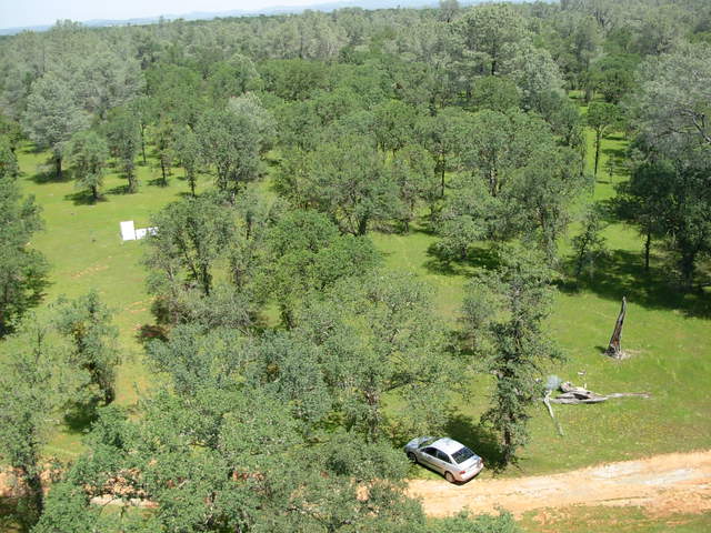 From the top of flux tower. Rent car is Ford Focus