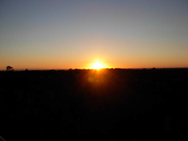 Sunset from the top of tower