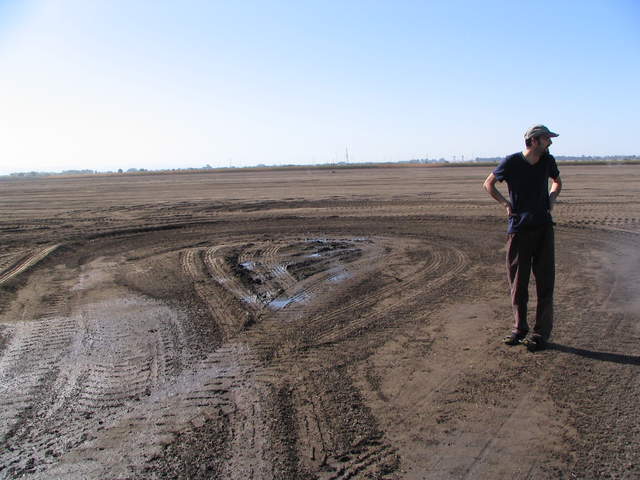 Matteo at the end of the berm