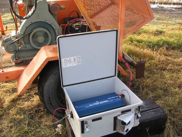 Inverter on diesel alternator