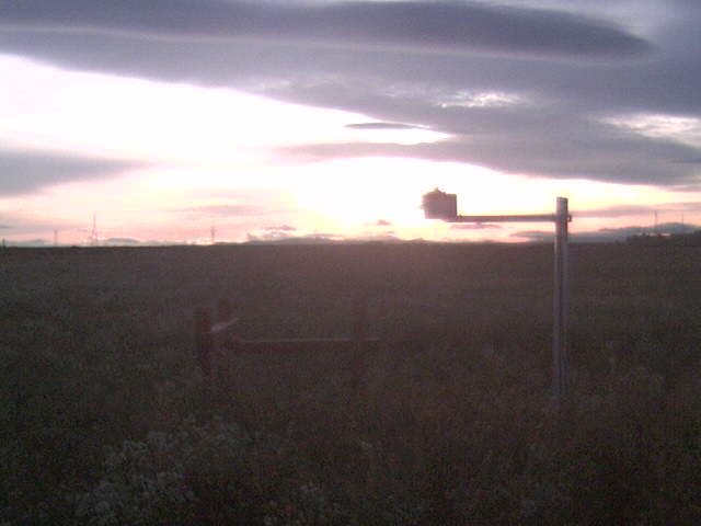 Nice sunset.