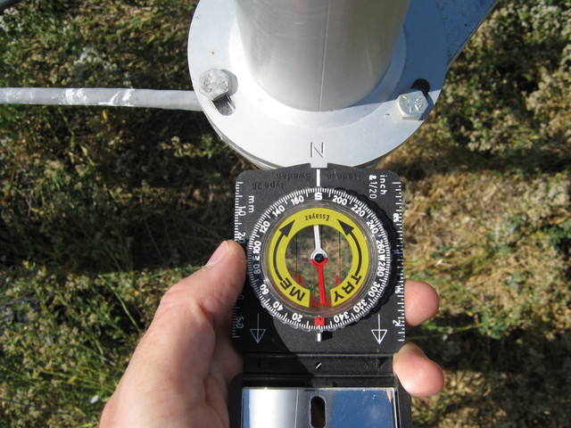 Magnetic heading of sonic.