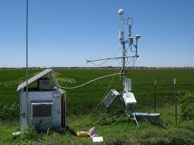 Twitchell rice eddy tower and equipment box