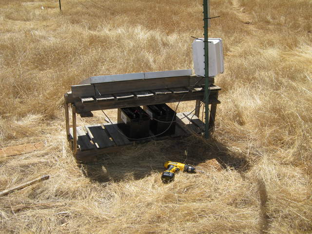 Radiometer tram solar power system