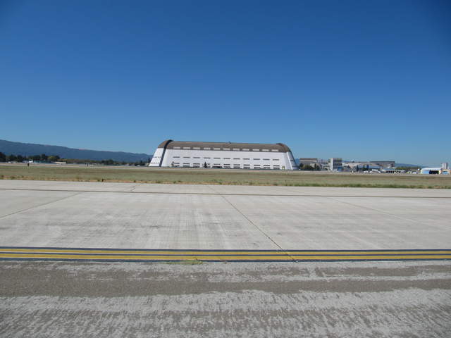 Blimp hangar at Moffett field