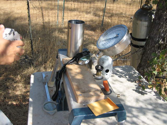 Making leaf water potential measurements
