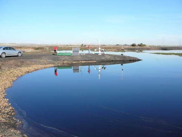 Fieldwork at Mayberry eddy site
