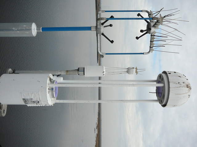Bird droppings on flux sensors.