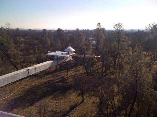 Radiometers on the tower top