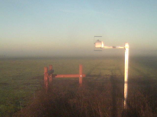 Fog is lifting.