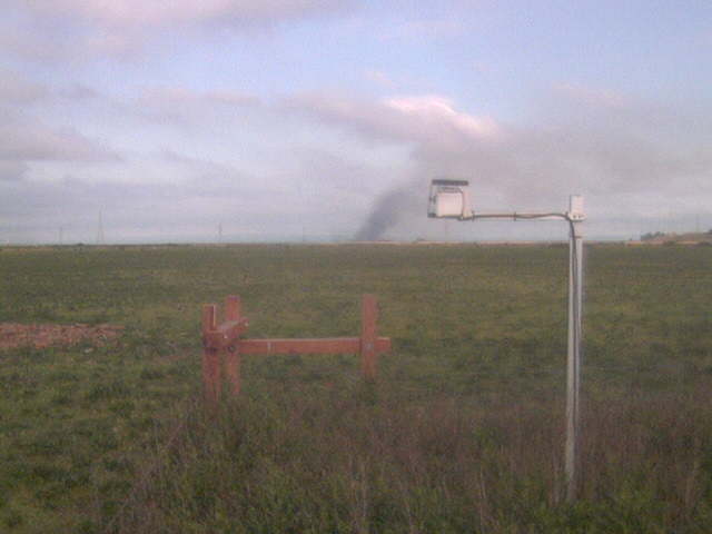 Fire on the horizon