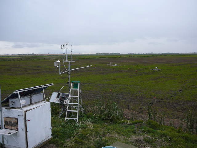 Site after flash flooding