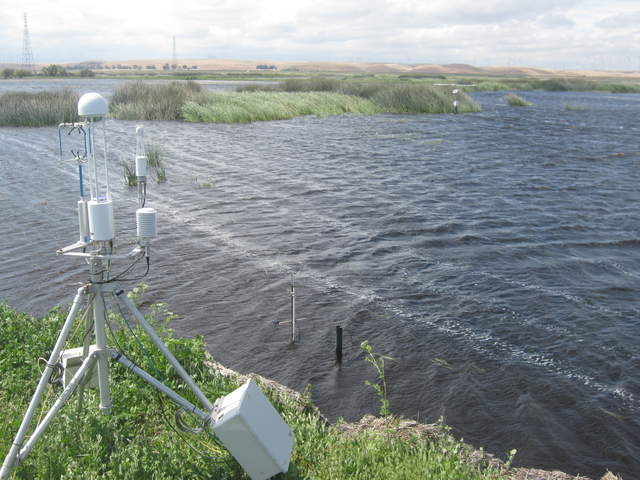 Strong east wind
