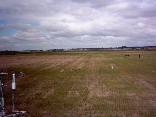 Jaclyn, Dennis and Jose in the field