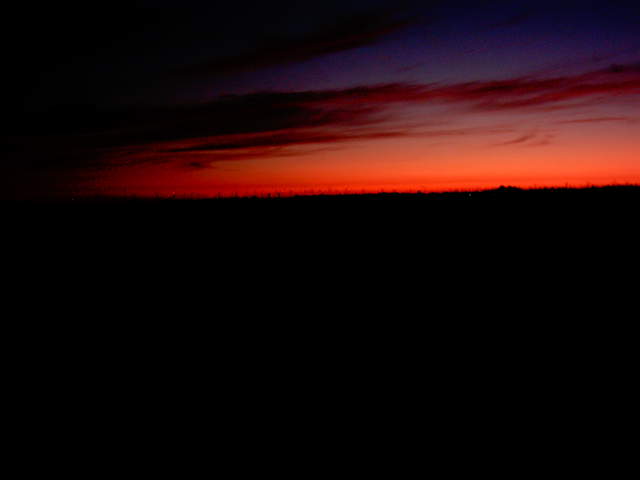 Nice sunset.