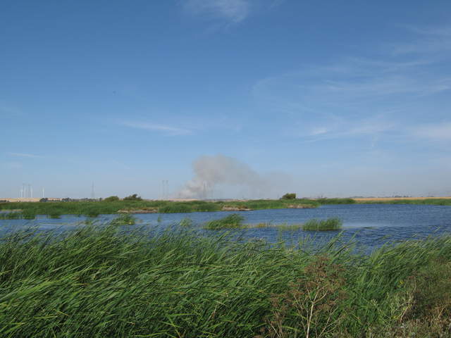 Smoke to the north