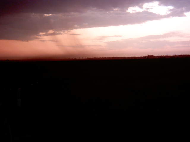 Rain coming.