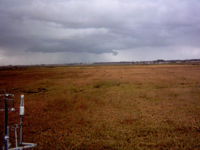 Rain coming.