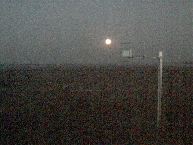 Pre-dawn moon.