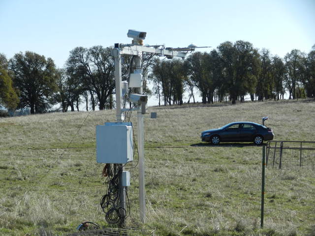 Micromet tower at Vaira and car