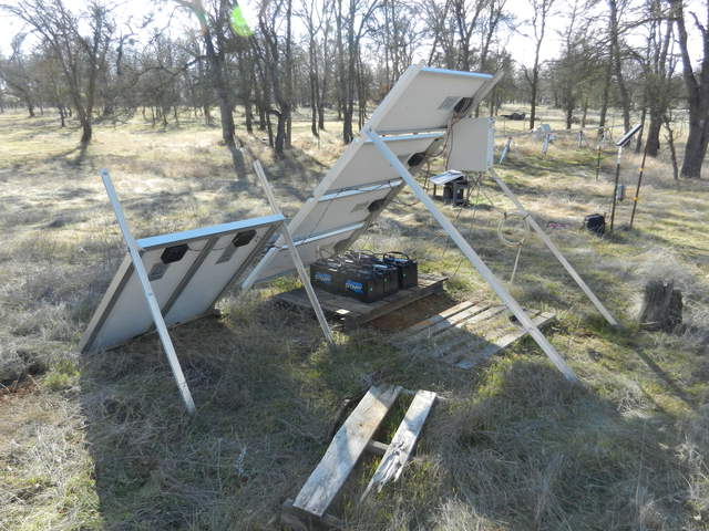 Back side of solar panels for Floor tower