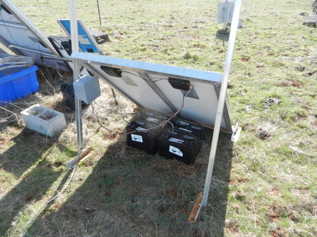 New batteries and solar panels for soil CO2 measurements