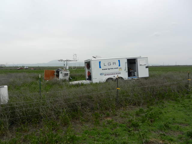 LGR trailer at Sherman cow pasture