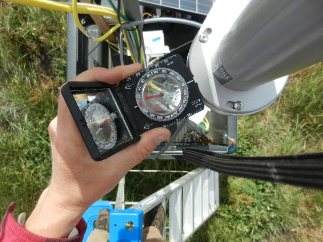 Sonic heading at the portable tower location #2