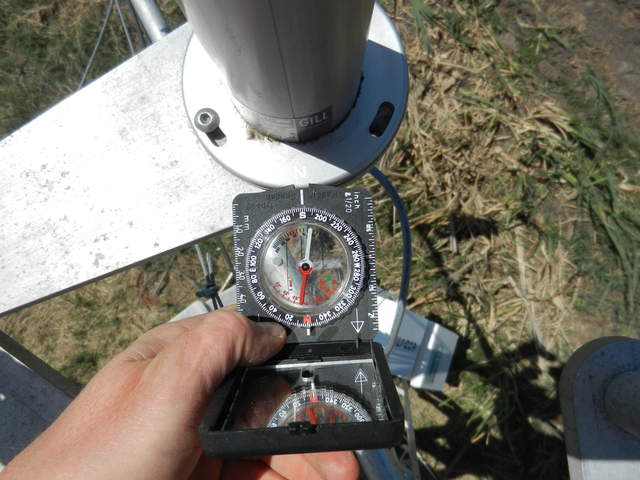 Compass heading of the rice sonic