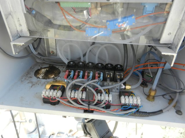 Solenoid wiring in the CO2 profile box