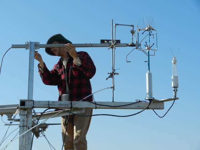 Joe setting up an ATI sonic