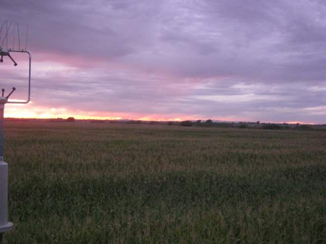 Nice sunset with clouds