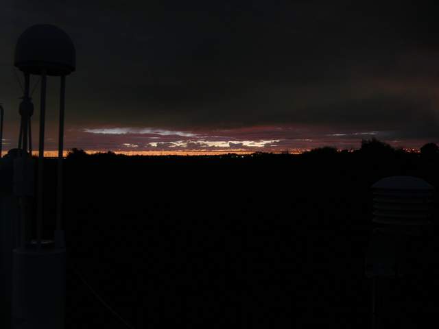 Nice sunset with clouds