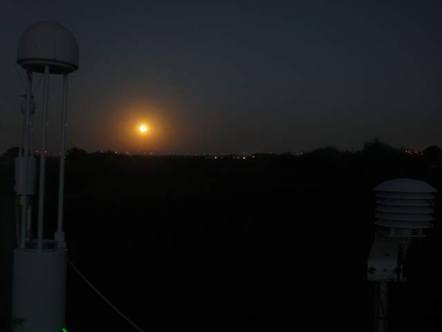 Pre-dawn moon