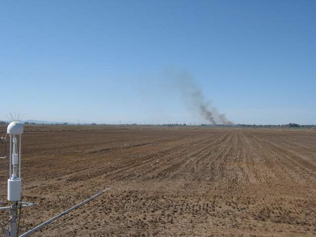 Fire to the west