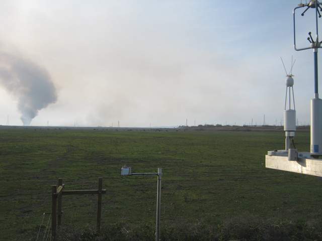Fire on duck island