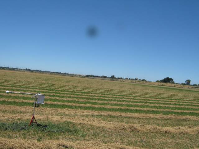 finished mowing the field