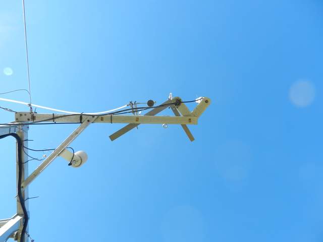 Position of the eddy sensors