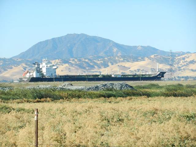 Ship above the cow pasture with Mt Diablo