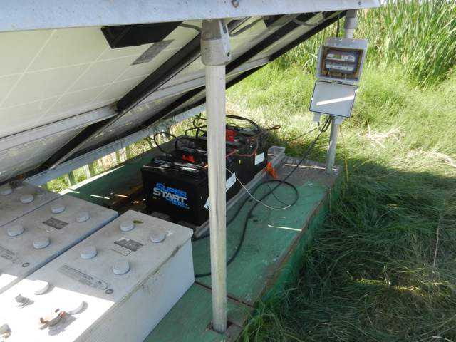 New solar batteries and charge controller