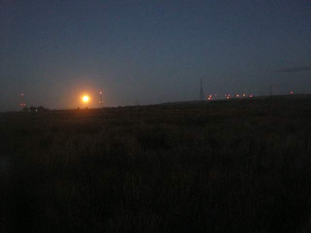 Dawn moon