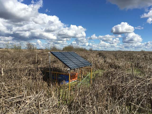 High water and solar panels at WP