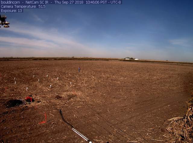 Installing soil sensors