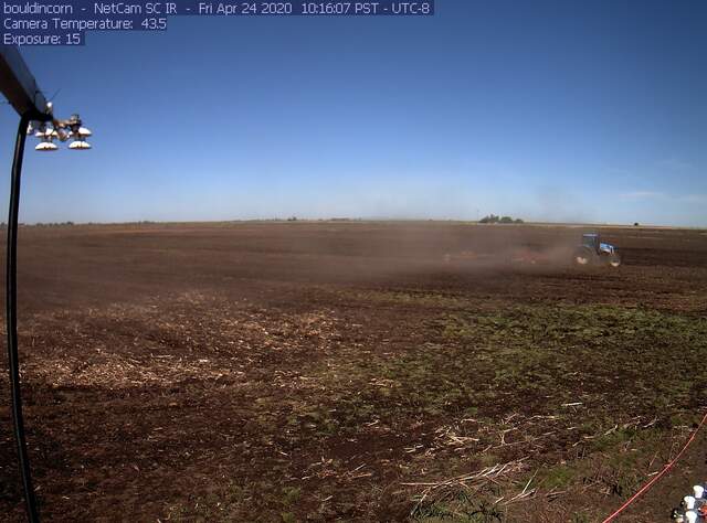 Tractor work on the field