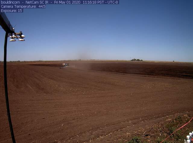 Tractor work on the field