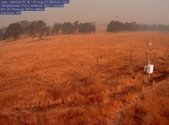 Hazy skies from Caldor fire